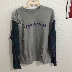 LF distressed sweater